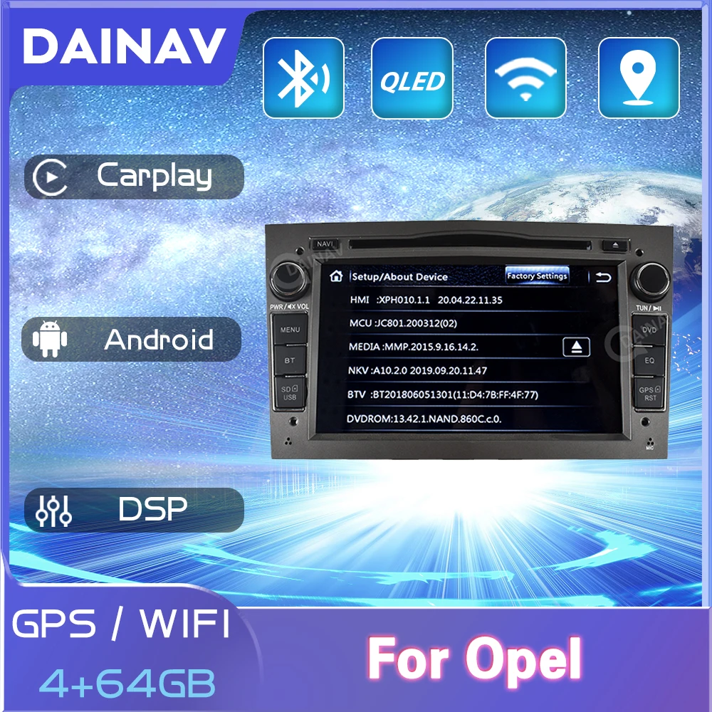 

Автомагнитола 2 DIN, Android, мультимедиа для Opel Vauxhall Astra H G J Vectra Antara Zafira Corsa