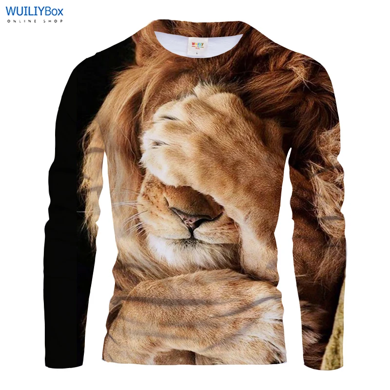 Футболка с 3d-рисунком белки для мужчин и женщин длинные футболки длинным рукавом