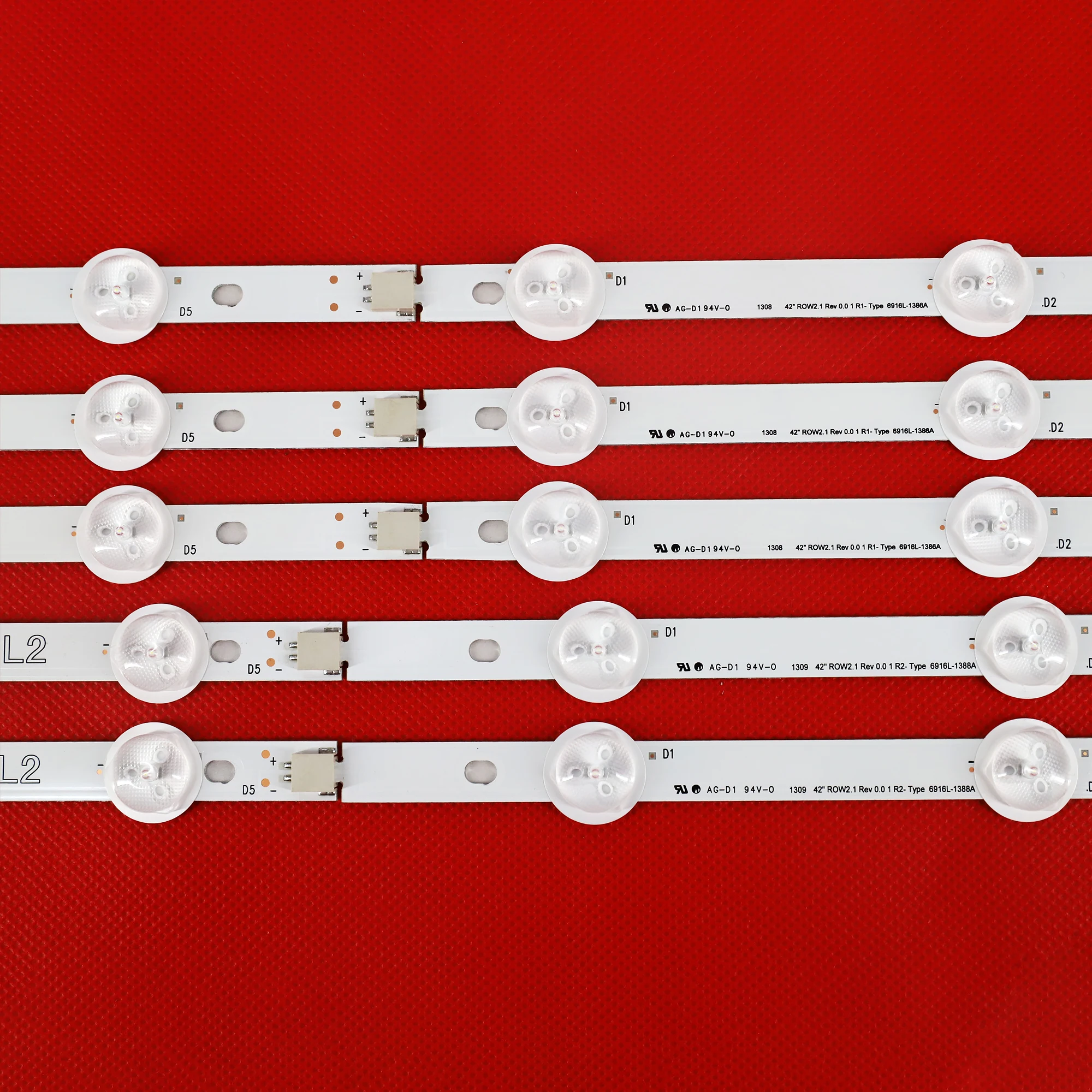 (Новый оригинальный) 100 шт./компл. светодиодный подсветка полосы для LG 42LA620S 42LN570S