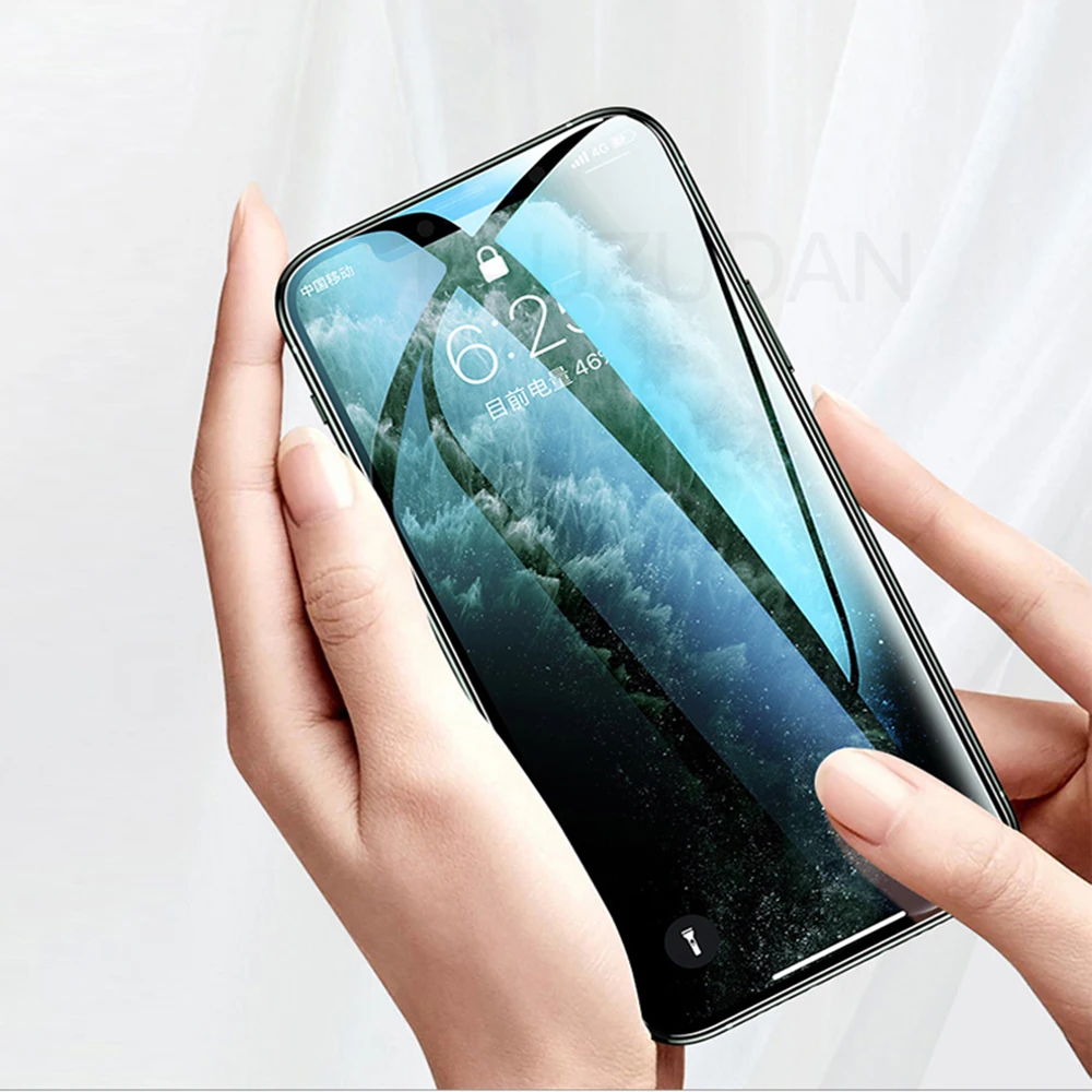 Защитное стекло 9D для iPhone 7 8 6 6S Plus 5 SE 2020 Защита экрана 11 Pro Max закаленное X