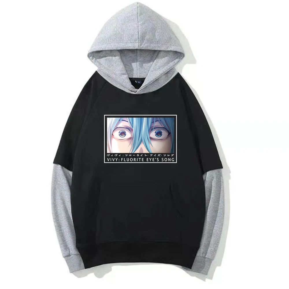 

New Vivy Fluorite Eye's Song Anime Hoodie Women Kawaii Sweatshirt Casual Winter Tops Loose
