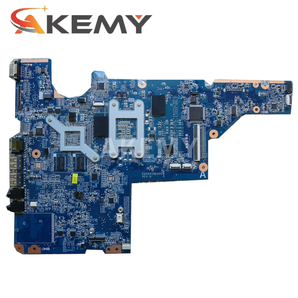 Mainboard Akemy 595183-001 для For HP CQ42 G42 G62 CQ62 материнская плата ноутбука DAOAX1MB6F0 DA0AX1MB6H0 100%