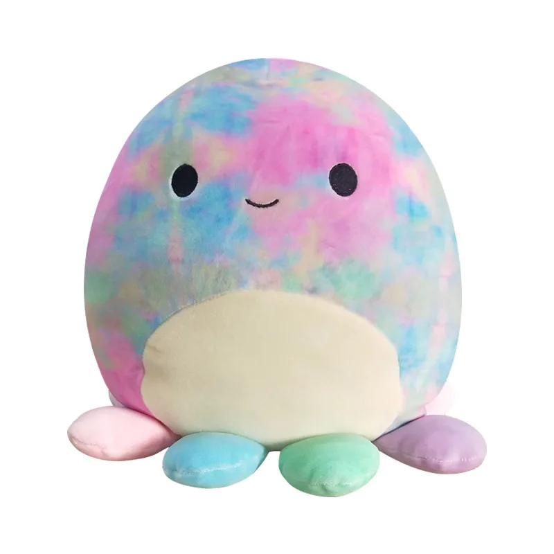 

Free shipping Squishmallow Plush Toys Animals Doll Kawaii Octopus Soft Cute Pillow Stuffed Cartoon Cushion Birthday Gifts For Ki