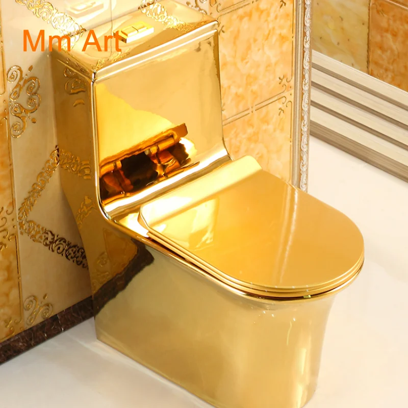 Европейский стиль художественный Золотой цельный туалетный инструмент