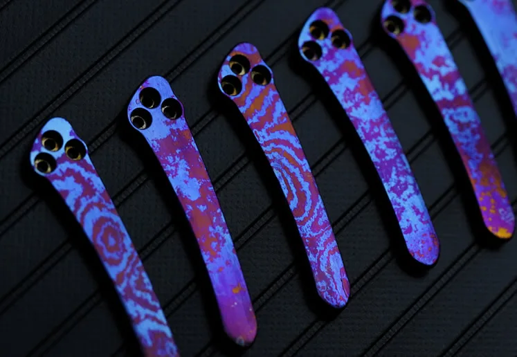 Титановый дамасский Задний зажим титановый C81/ C11 | Инструменты