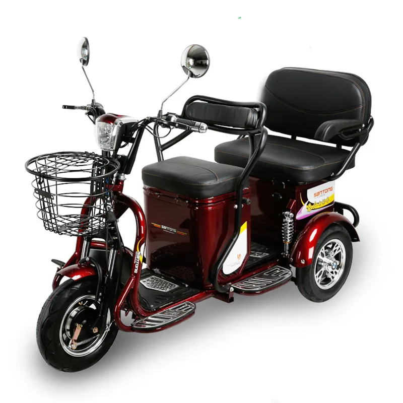 14 дюймовый электрический скутер трехколесный велосипед для пожилых