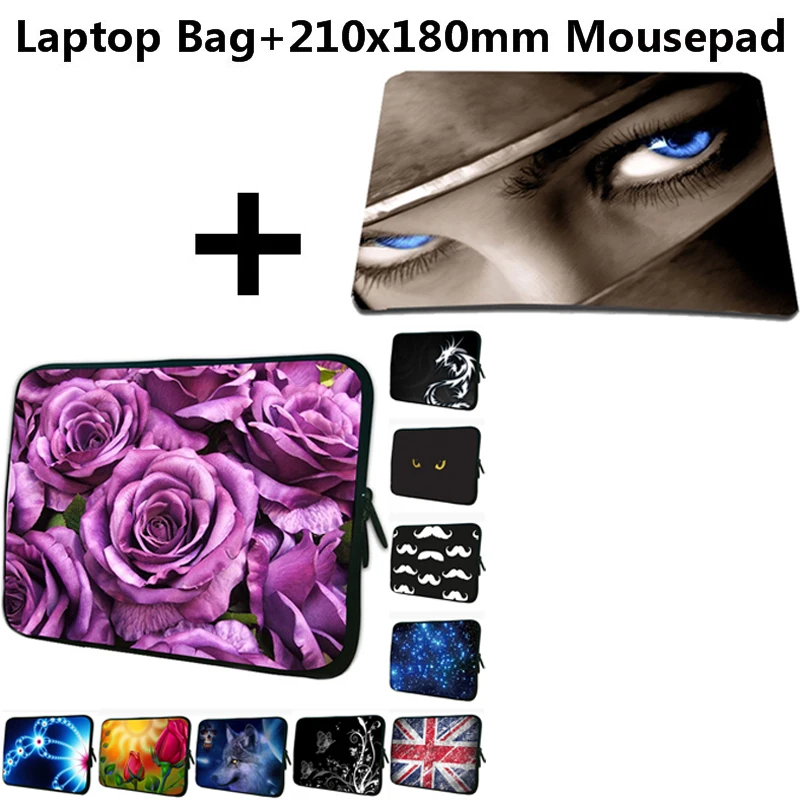 Игровой коврик для мыши 210x180 мм резиновый с 17 дюймовым чехлом ноутбука 14 13 чехол
