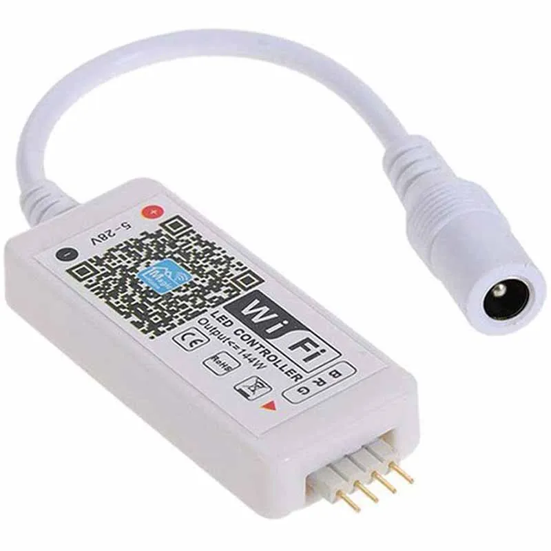 

Цветная (RGB/RGBW WIFI контроллер Led светильник полосы Беспроводной голос Смарт-пульт дистанционного управления с бесплатное приложение Wi-Fi сеть)...