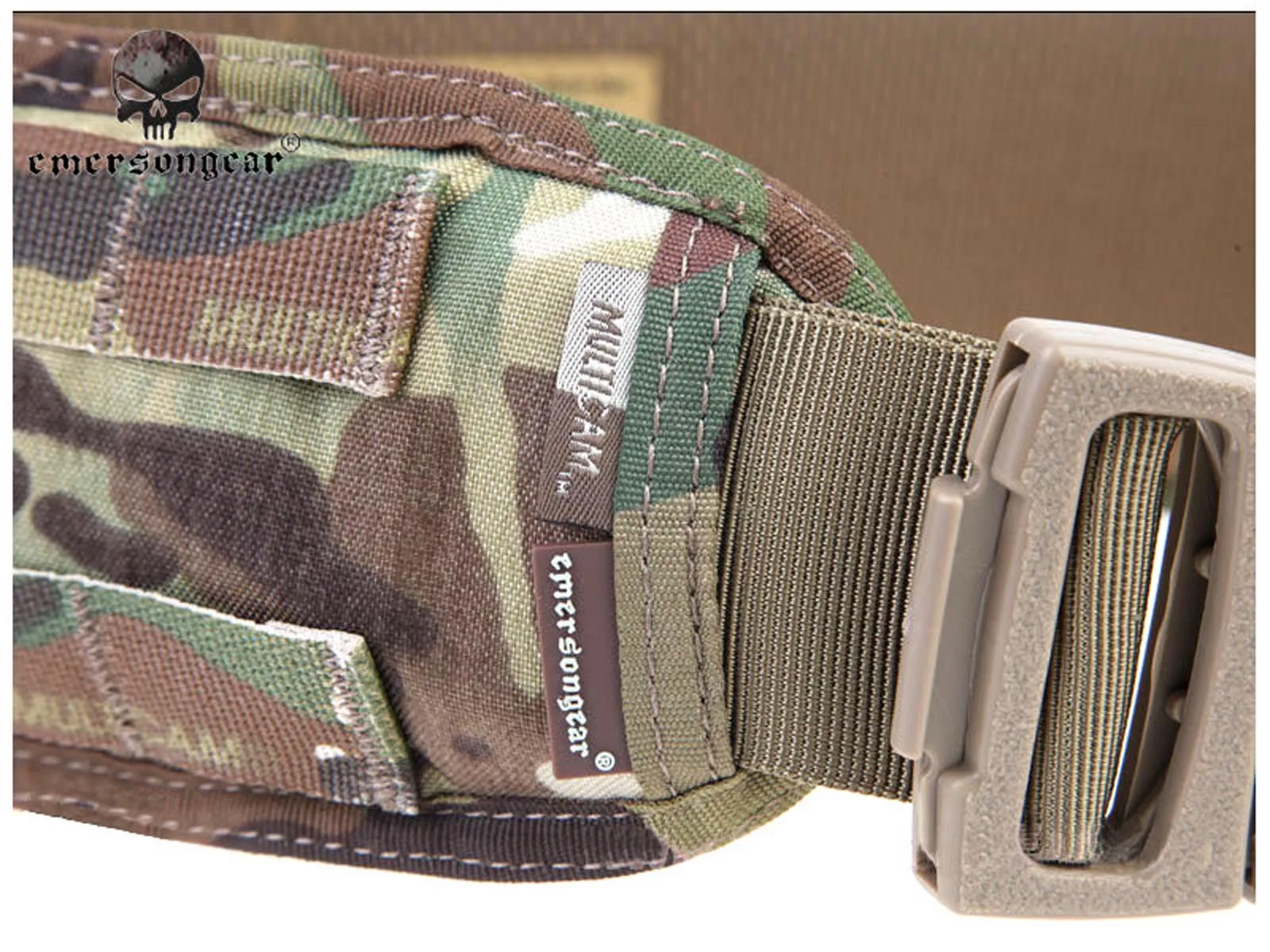 Мягкий ремень EmersonGear Molle для страйкбола боевой поясной Мультикам EM9086|molle emerson|belt