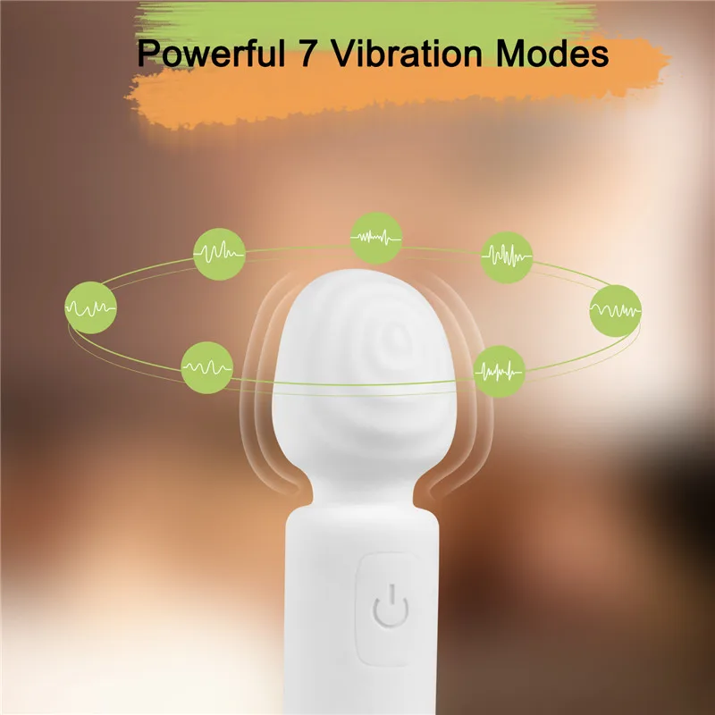 GUIMI мощная волшебная палочка Вибраторы интимные игрушки для взрослых 7 скоростей