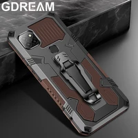 shockproof back clip phone case for oppo realme 5i 6 7 7i 8 8pro kickstand protective cover for realme c3 c11 c12 c15 c25 c21y