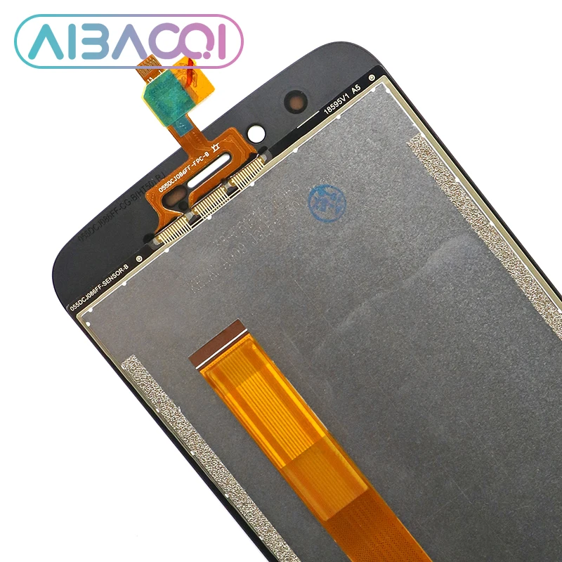AiBaoQi 100% гарантия сенсорный экран 5 дюйма + ЖК дисплей 1280X720 в сборе замена для Homtom
