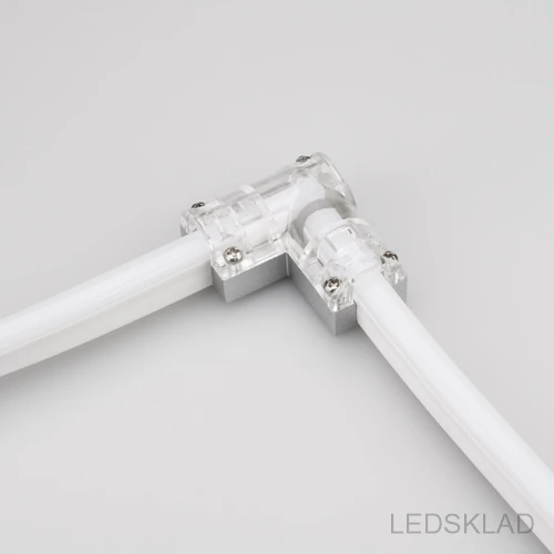 022705 Соединитель угловой ARL-CLEAR-Mini-90 (16x8mm) (ARL Металл)-2шт. Arlight | Лампы и освещение