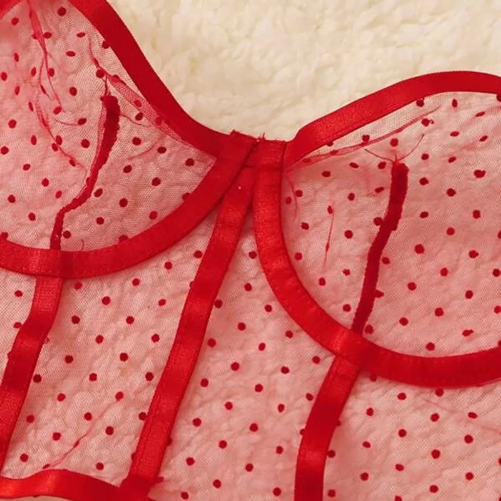 Ensemble белье dentelle женское белье полые кружева сплит бюстгальтер+ трусики+ подвязки женское нижнее белье T