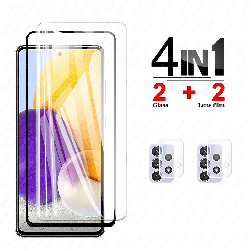 

Tempered Glass for Samsung Galaxy A72 Screen Protector Glass for Samsung A72 5g 72a A 72 A726B A725 6.7" A725F Protective Film
