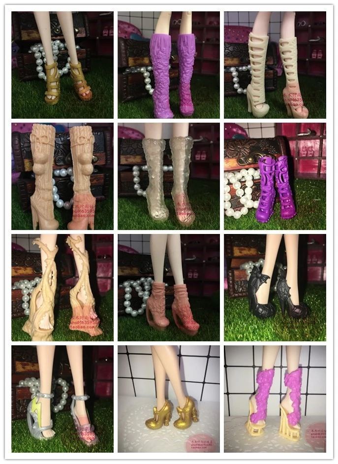 

beautiful shoes of Monster high school Shoes Doll Shoes many kinds gift for girl