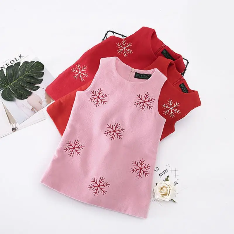 Новинка 2019 Детские платья для девочек милое однотонное платье принцессы