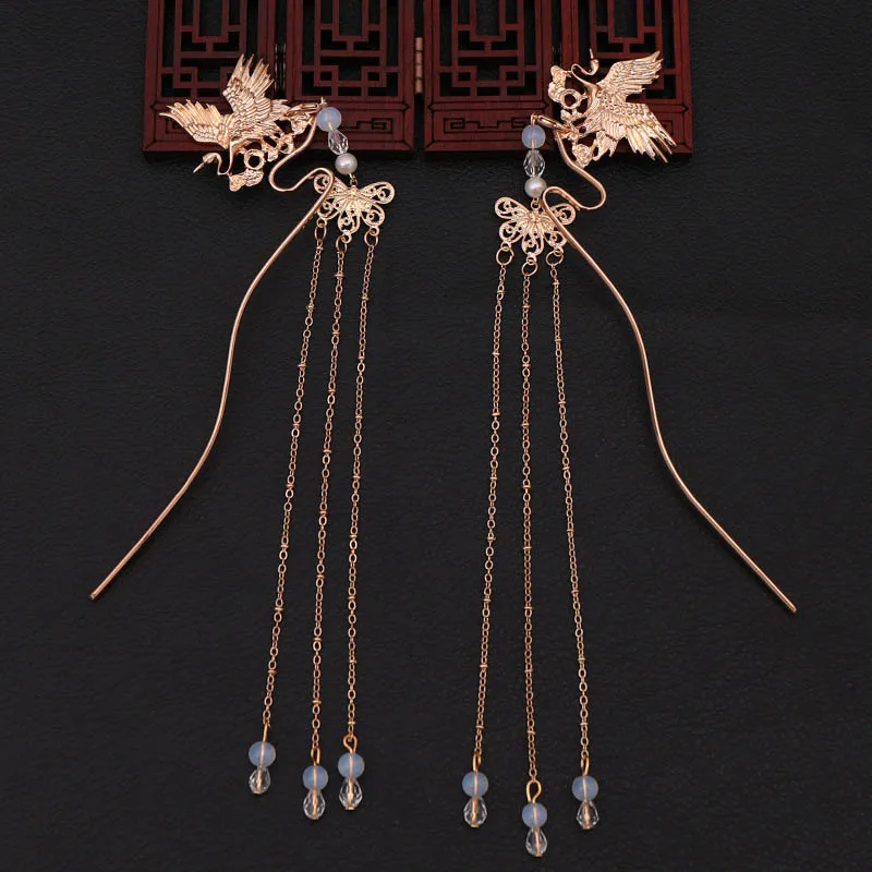 Модные металлические шпильки для волос ручной работы свадебные украшения женщин