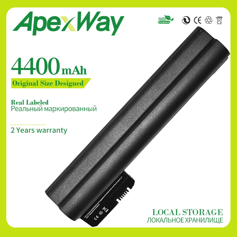 Apexway 4400 мАч аккумулятор для HP Mini 210 CQ20 582213 121 596239 001 596240 001|battery for hp|4400mah batteryfor hp |