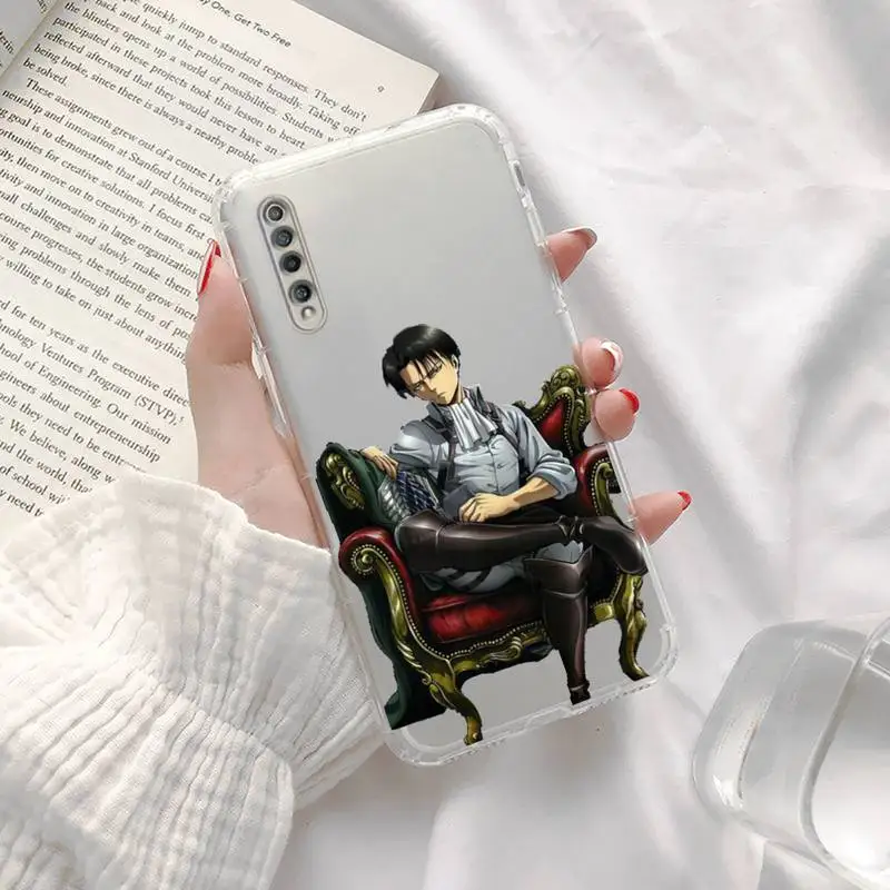 

Attack On Titan anime Phone Case Transparent for Redmi note cc K 30 10 20 8 9 8 S E T X PRO