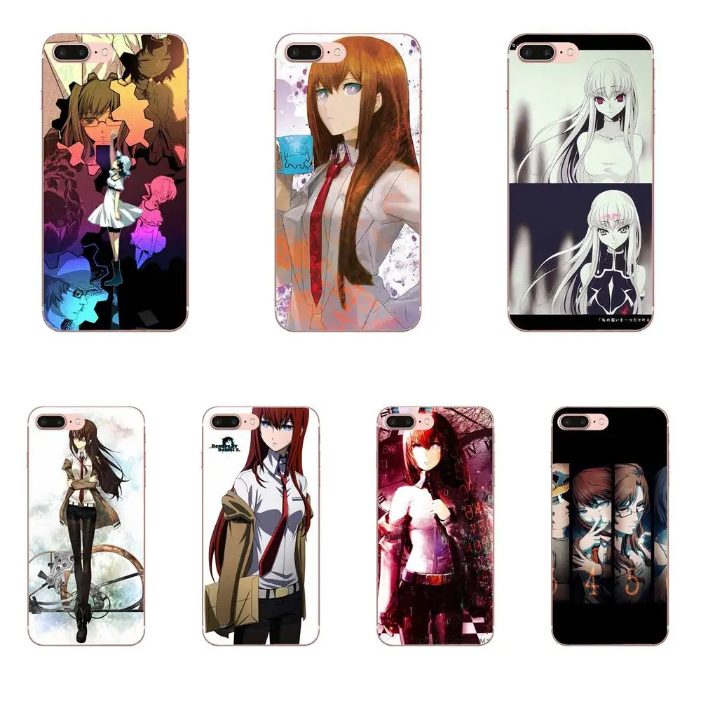 Аниме Steins Gate для Samsung Galaxy J1 J3 J4 J5 J6 J7 A10 A20 A20E A3 A40 A5 A50 A7 2016 2017 мягкие чехлы