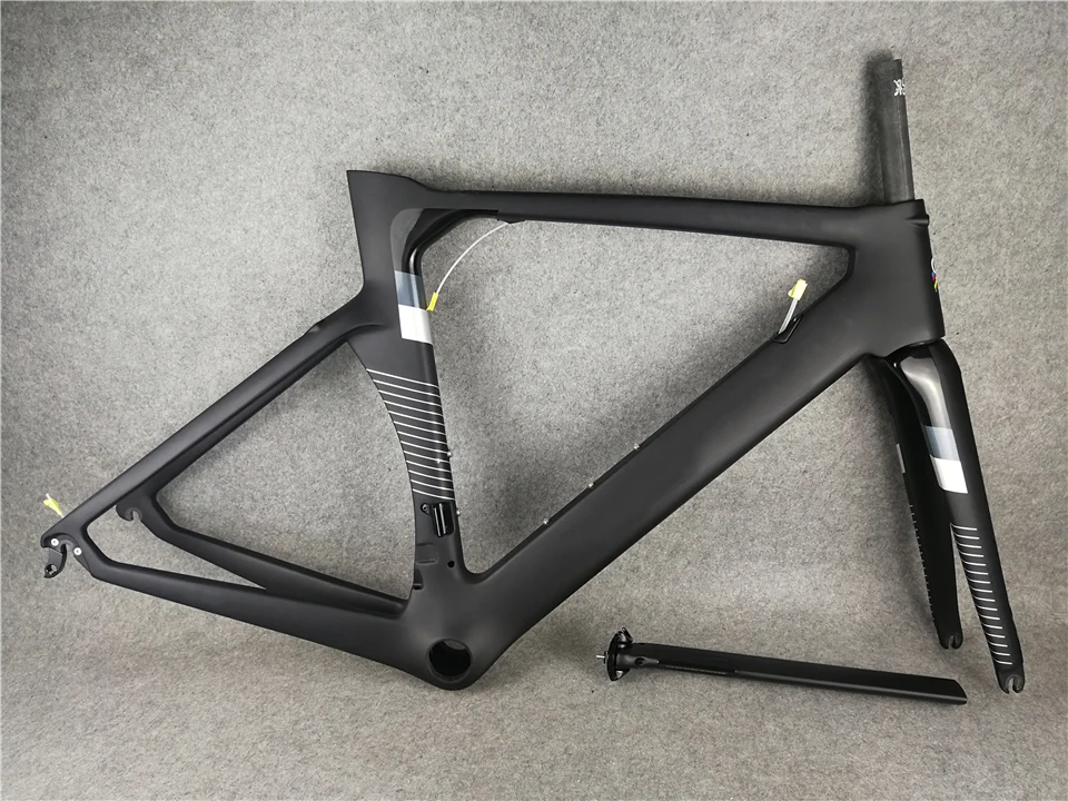 

2021 Black White T1000 UD Matte/Glossy Full Carbon Fiber Road Bike Frame Concept Carbon Frames Bicycle Frameset Bicycle Racing