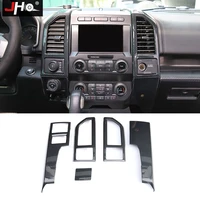 jho abs carbon grain navigation panel side vent outlet overlay cover trim for ford f150 17 2020 raptor 2019 2018 car accessories