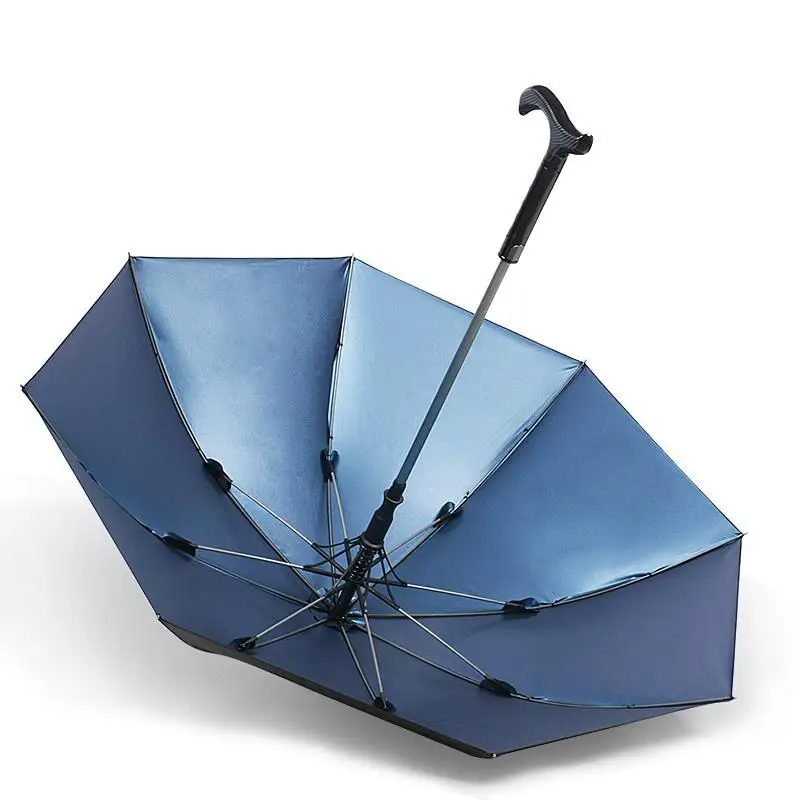 Prezzo Ombrelli Da Viaggio In Metallo Manico Lungo Antiscivolo Forte Antivento Creativo Ombrelli Neri Cane Guarda Chuva Articoli Per La Casa DG50U