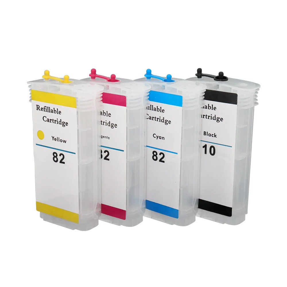 Многоразовый чернильный картридж для HP 10 82 Deskjet 500/500ps 800/800ps 815MFP/820MFP с чипами дуги