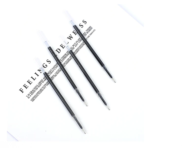 JIANWU 0,5 мм 20 шт./компл. творческая большая емкость гелевая ручка Refill dianshi быстрая сушка Refill офисные принадлежности
