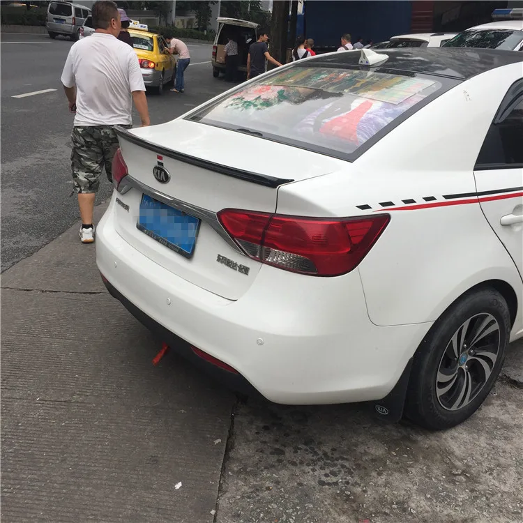 Спойлер для KIA FORTE 2011-2013 спойлер из высококачественного АБС-материала заднего