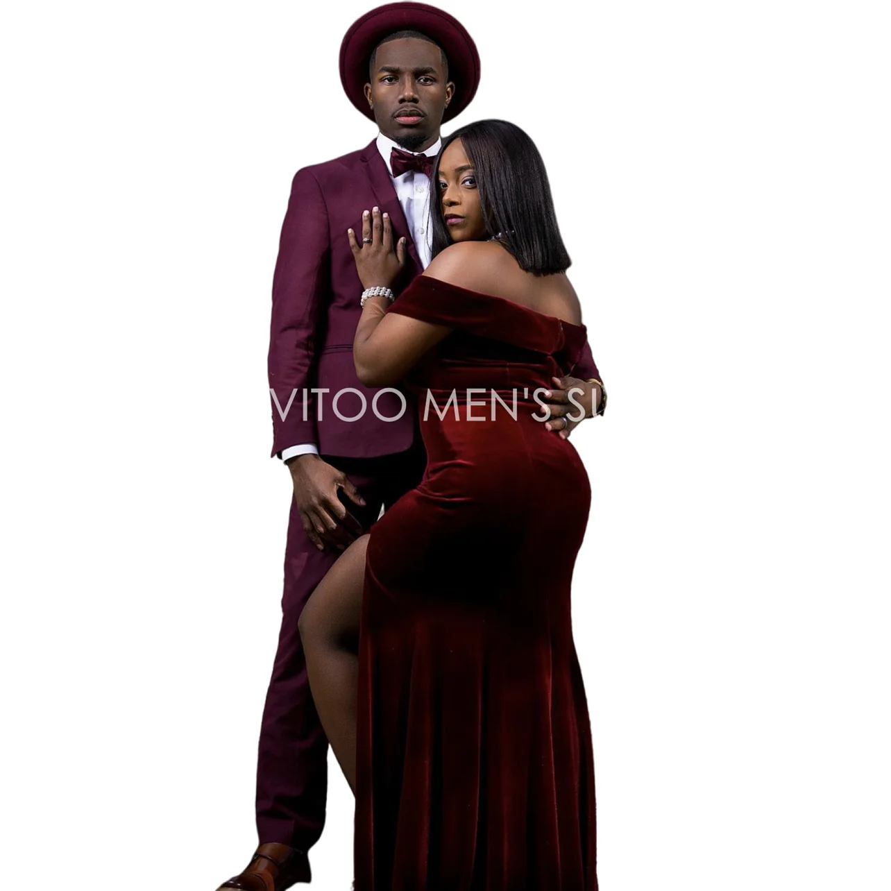 

Женский деловой облегающий Дизайнерский Костюм Мужские свадебные костюмы/блейзер + брюки/бордовый костюм с лацканами в западном стиле