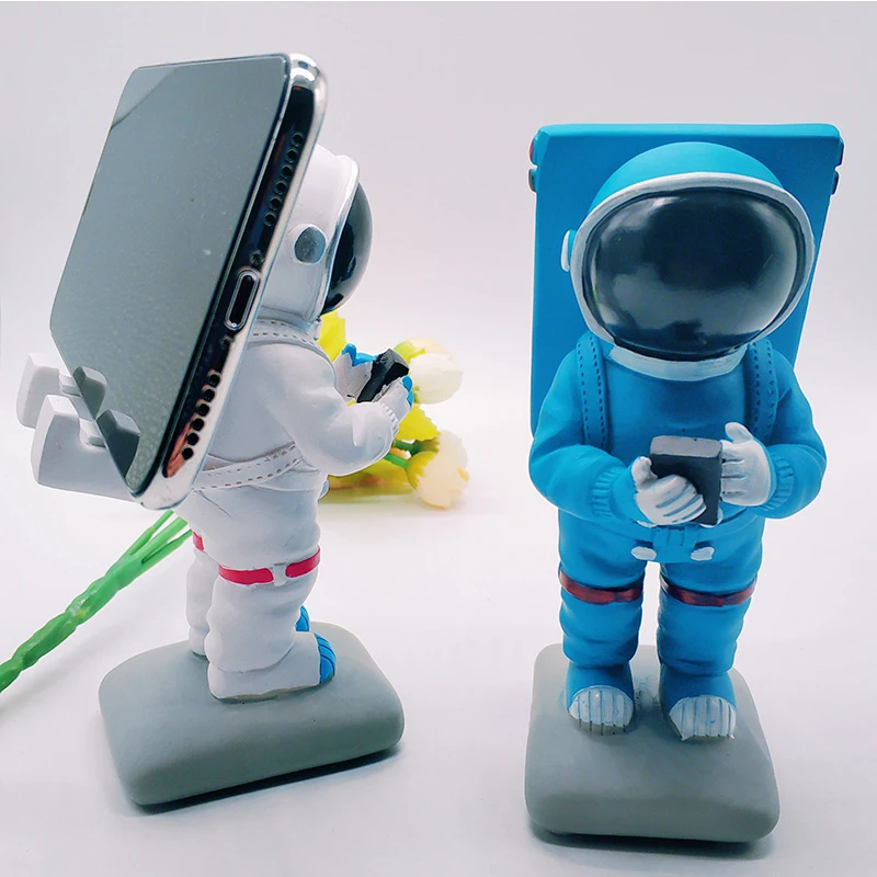classic astronaut spaceman mobile phone bracket mobile smart phones holder support desk decor for iphone xiaomi huawei samsung free global shipping