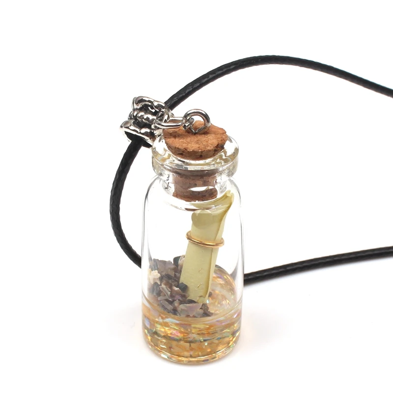 Новая креативная бутылка желаний для влюбленных красочное ожерелье с бутылкой