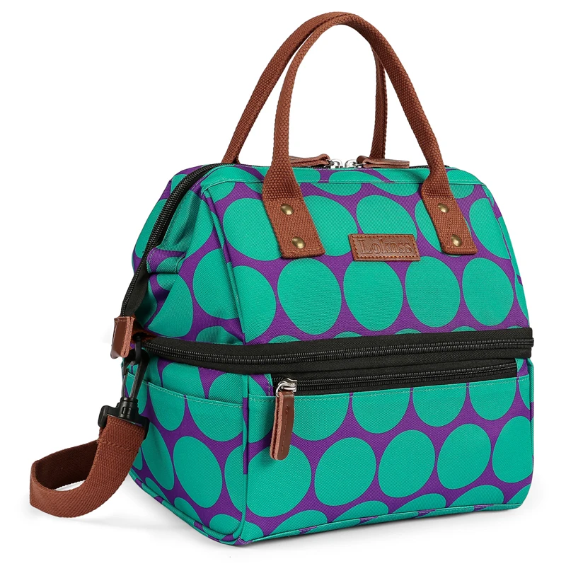 

Waterproof Picnic Lunch Bag Portable Oxford Canvas Tote Bags Food Storage Bags For Women Lunch Box Printing