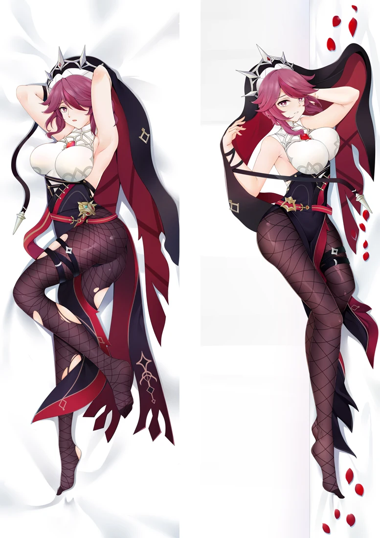Genshin Impact Fischl Лиза Ху Тао Розария сахароза Eula Лоуренс Янь фей Косплей Подушка Dakimakura