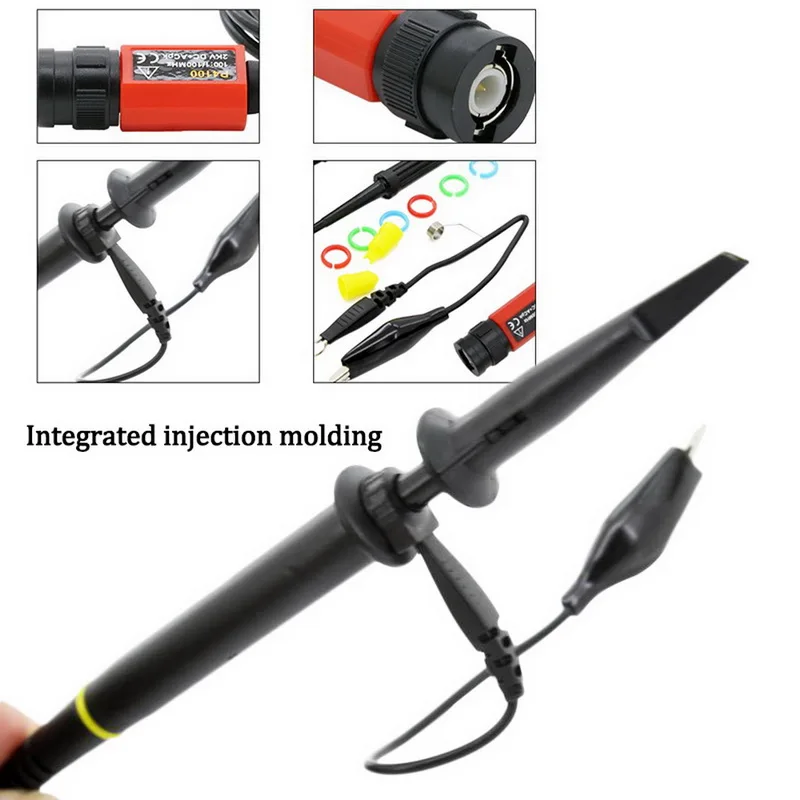 P4100 100MHz осциллограф область клип зонд Тестовые провода Высокая точность