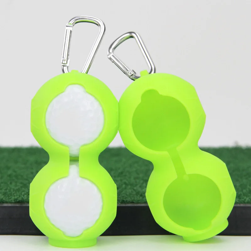 2 шт. силиконовые чехлы для ключей с карабином|Мячи гольфа| |