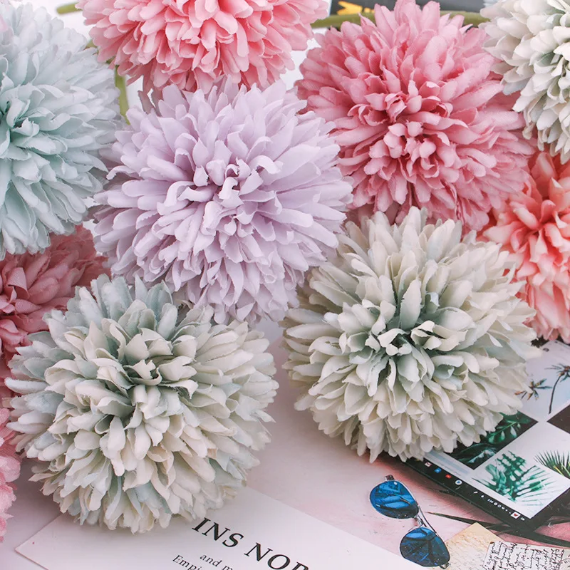 Искусственные цветы Одуванчик с одной головкой искусственные для дома и