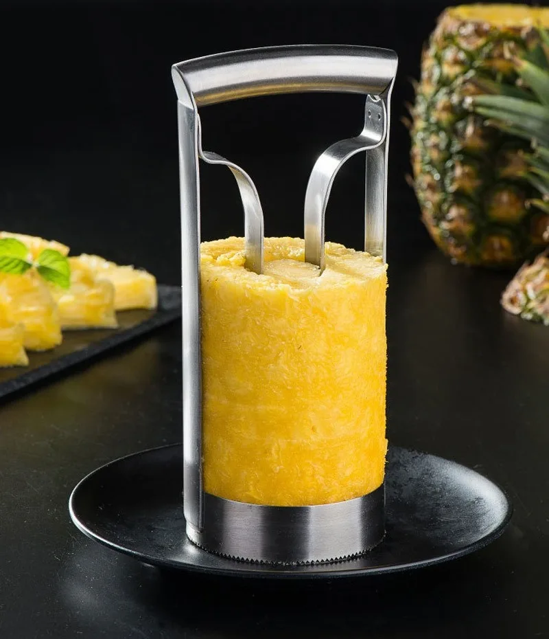 

Stainless Steel Pineapple Peerler Machine Fruit Slicer Parer Cutter High Qualtiy Kitchen Gadget Fruit Cutting Tool 1pc