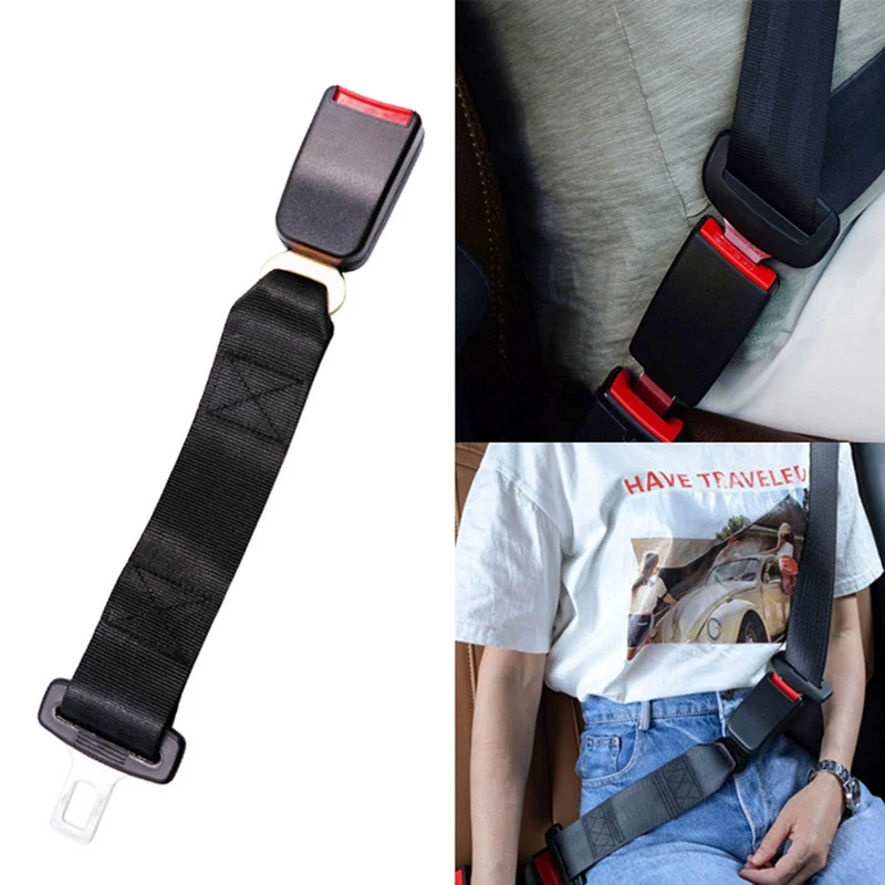 

1PC Car Safety Seat Belt Extension Plug 23CM 36CM Child Maternity Insura Seat Extender Seatbelt Clip Universal Auto Accessories