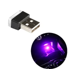 1 шт. авто-Стайлинг USB атмосфера Светодиодная лампа светильник автомобильные аксессуары для Jeep Grand CherokeeкомпасыCommanderWranglerРубиконSAHALA