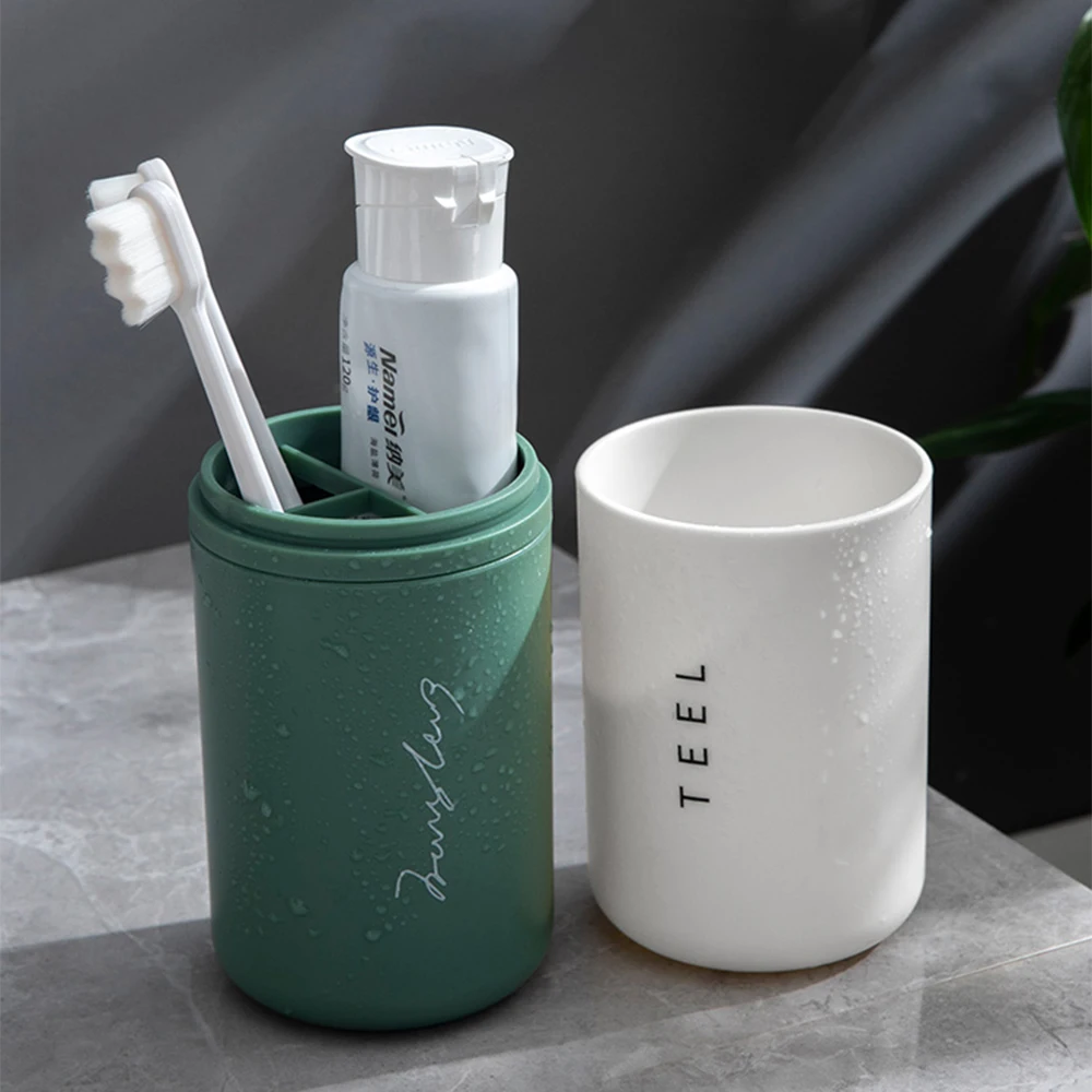 Простой Стакан для полоскания рта домашняя дорожная зубная щетка портативный