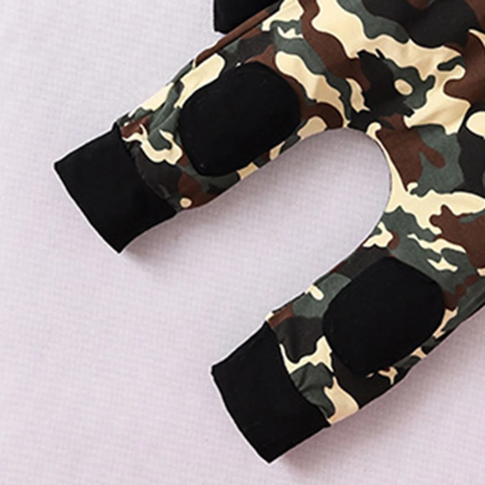 

Kids Boy Clothes Camouflage Baby Suit Hooded Camo Top + Pants Sport Children Kids Outwear Baby Gifts for Newborn Boys Green