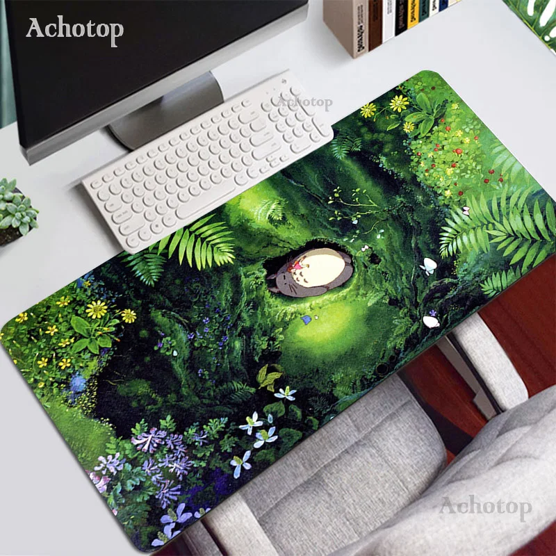 my neighbor totoro laptop gaming mice mouse pad cute gaming mousepad large keyboard for computers deak mat 700x300 for cs go free global shipping