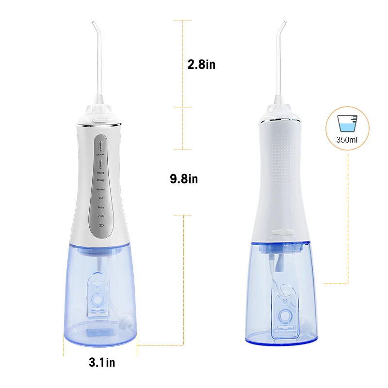 Ирригатор полости рта 350 мл USB 5 режимов |