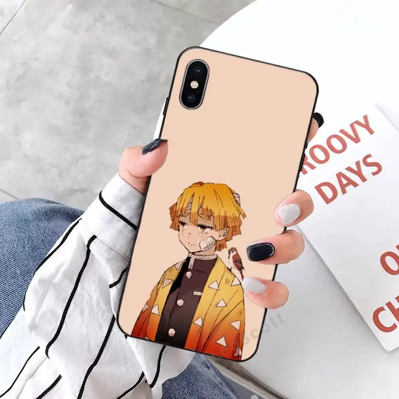 

Demon Slayer Phone Case for iPhone 11 12 mini pro XS MAX 8 7 6 6S Plus X 5S SE 2020 XR