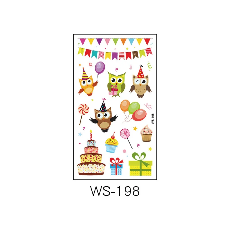 10 видов детских мультяшных татуировок на день рождения вечерние стильные