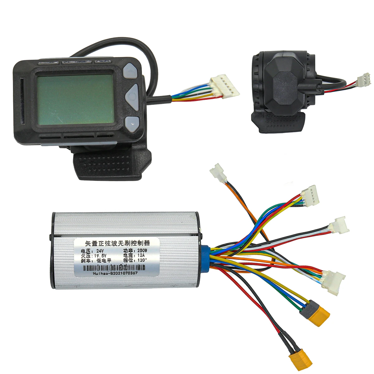 

24V 250W Electric Bicycle Controller Rainproof Electric Motor Scooter Controller With LCD Monitor E-bike Electric Scooter Parts