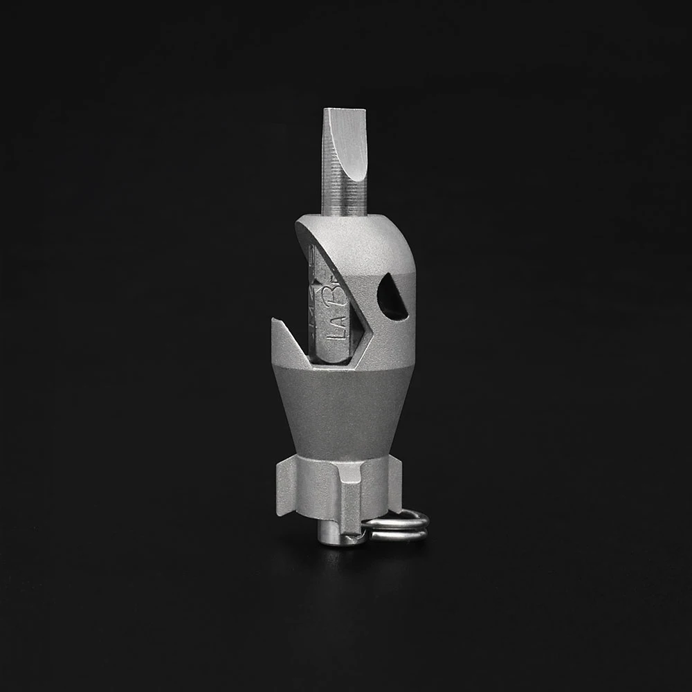 Shark Screwdriver Tactical Titanium Alloy EDC Outdoor Multi Tool Bottle Opener With Magnetic | Спорт и развлечения